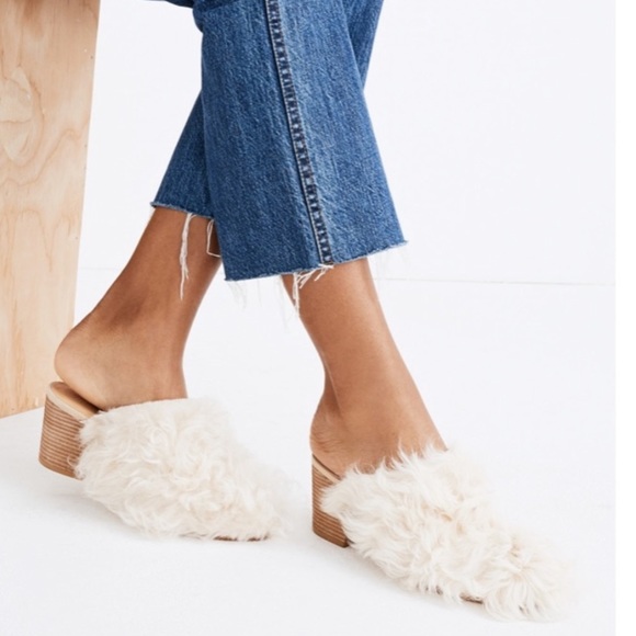 Madewell Shoes - Madewell Harper Mules in Shearling
